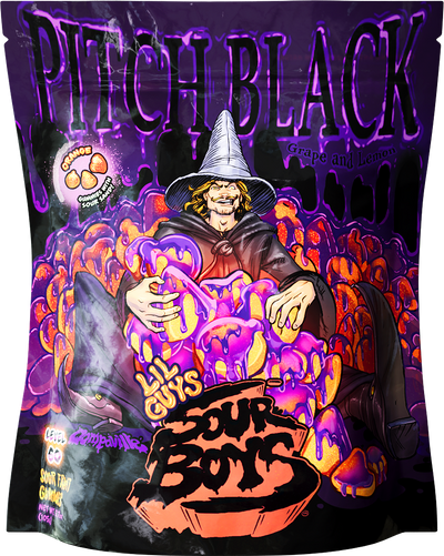 Pitch Black Sour Gummies