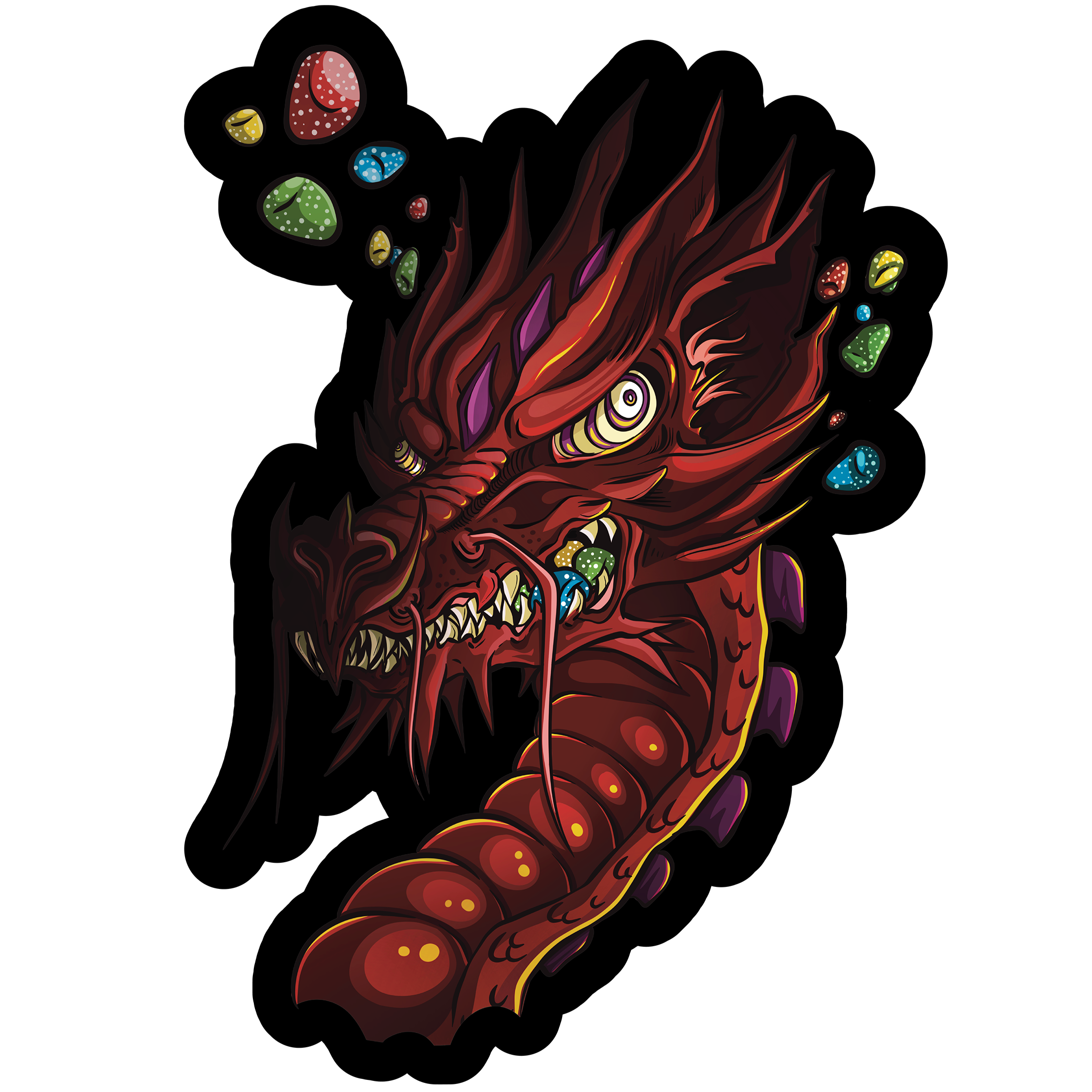 Rainbow Dragon Sticker