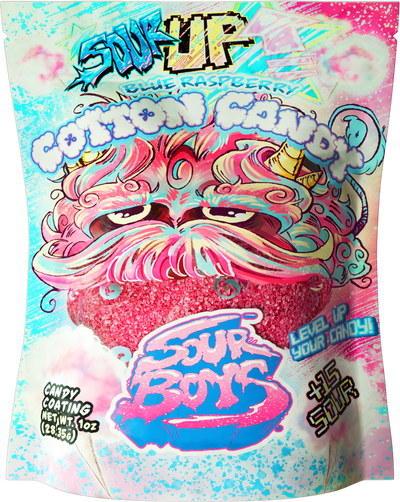 Cotton Candy Blue Raspberry SourUp! Sour Powder