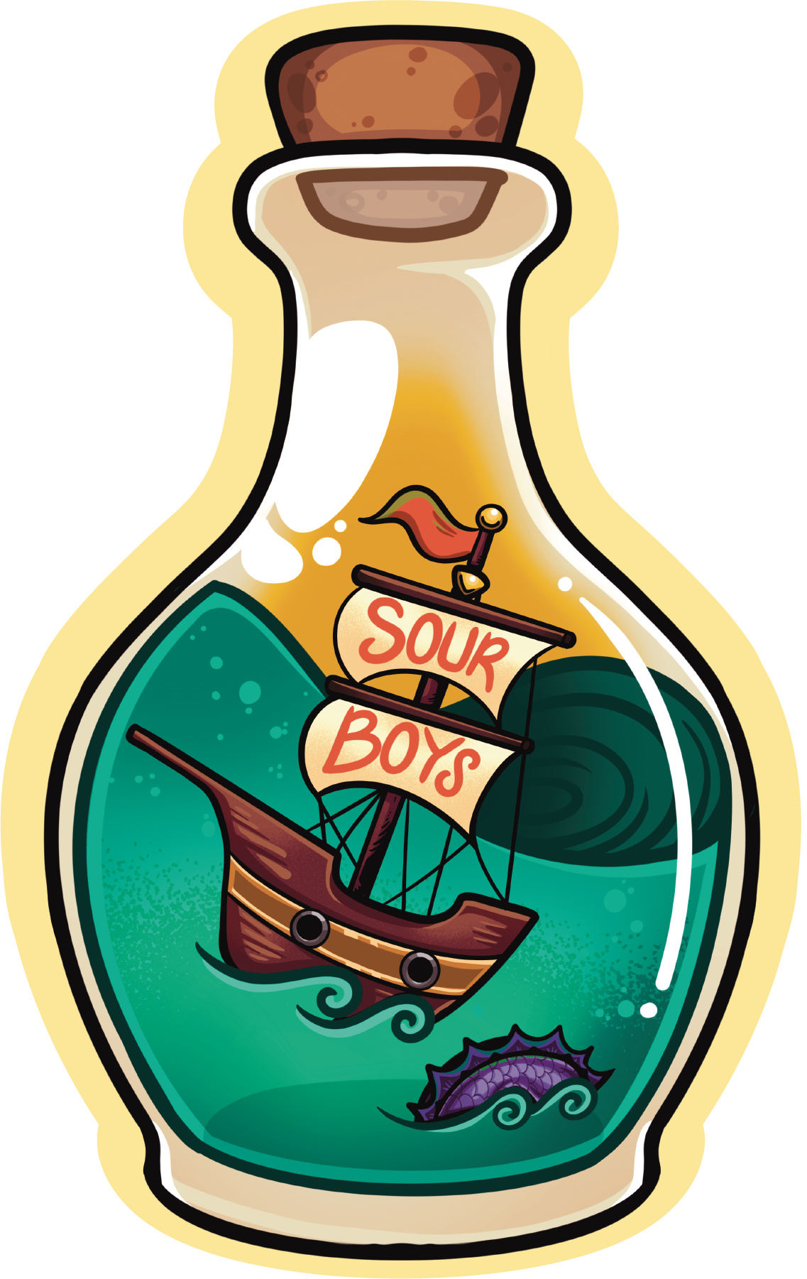 Baja Blitz Bottle Sticker