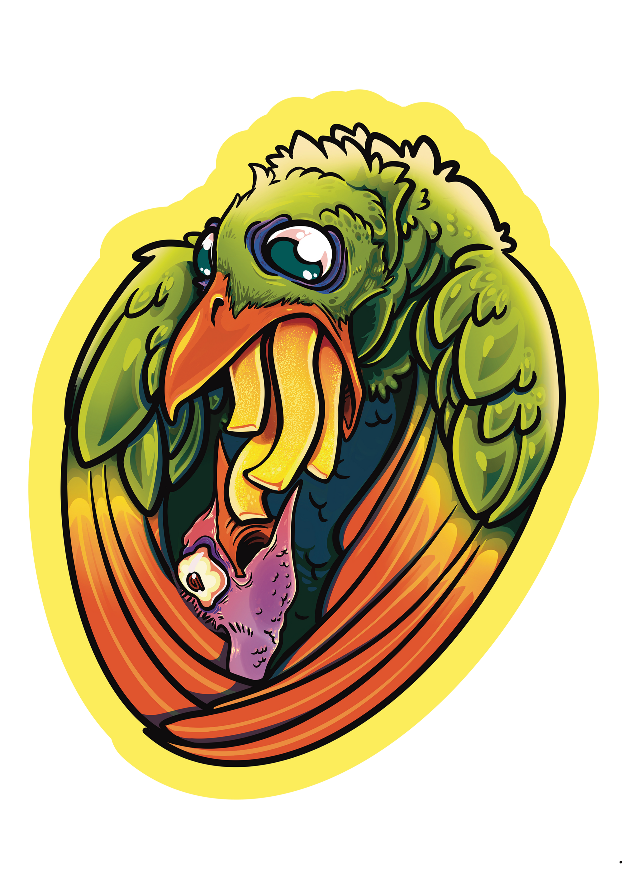 Bird Feeder Sticker