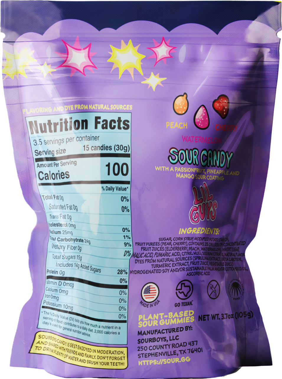 Passion Punch Sour Gummies