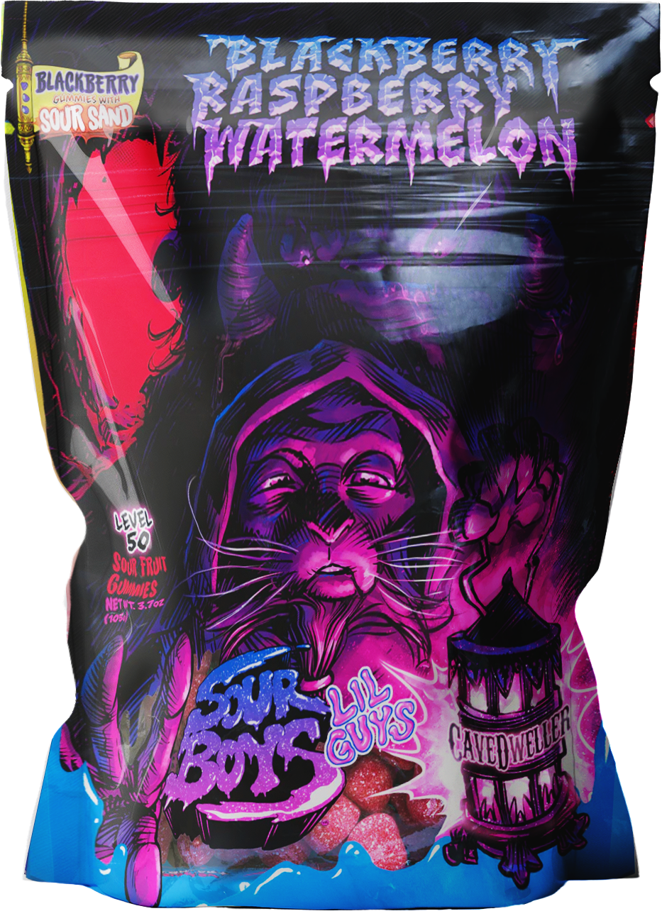 Blackberry Raspberry Watermelon Sour Gummies