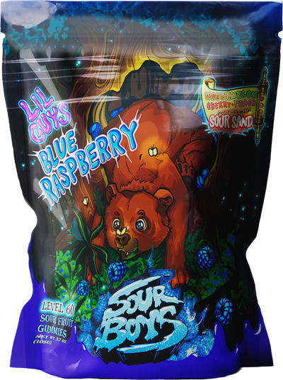Blue Raspberry Sour Gummies