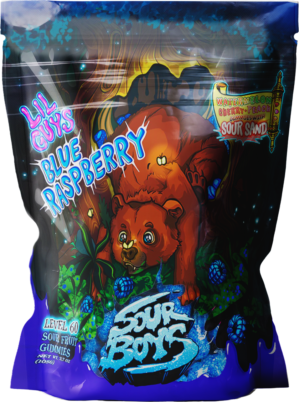 Blue Raspberry Sour Gummies