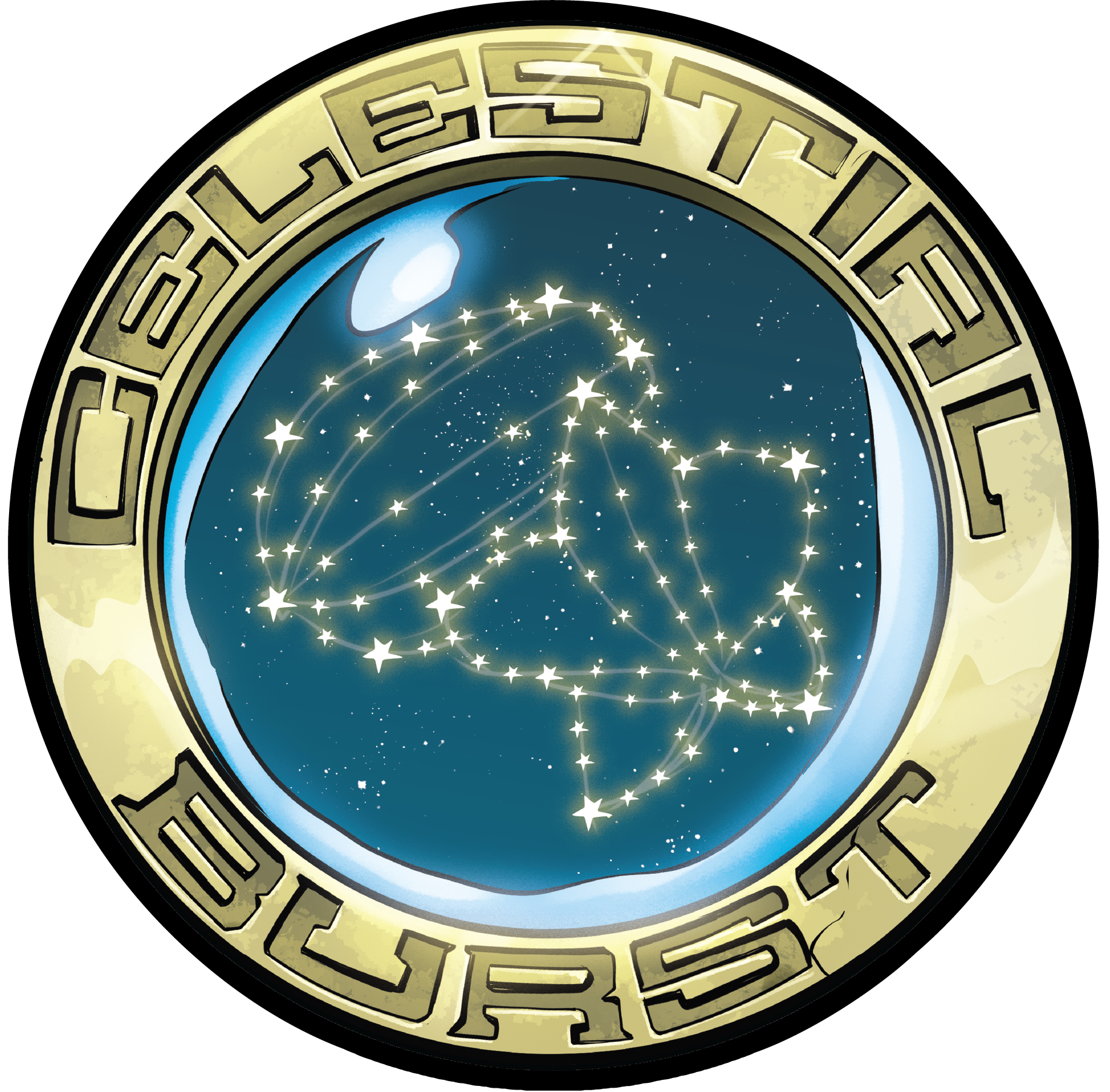 Celestial Burst Sticker