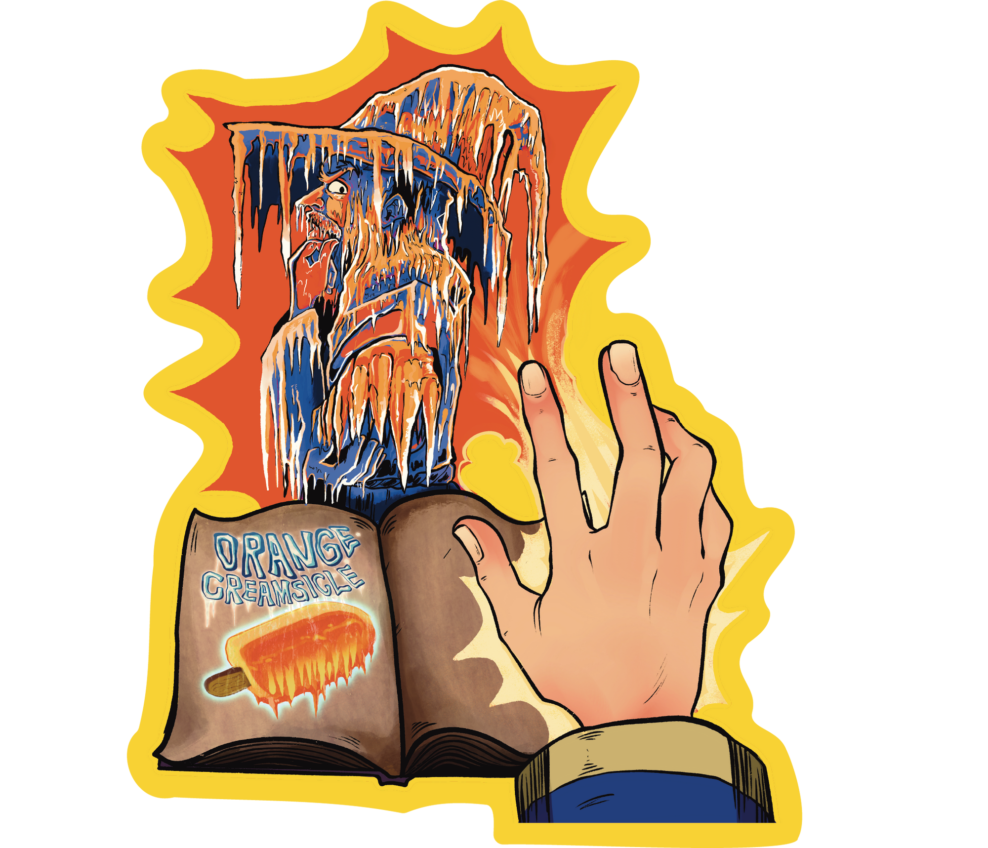 Frozen Wizard Sticker