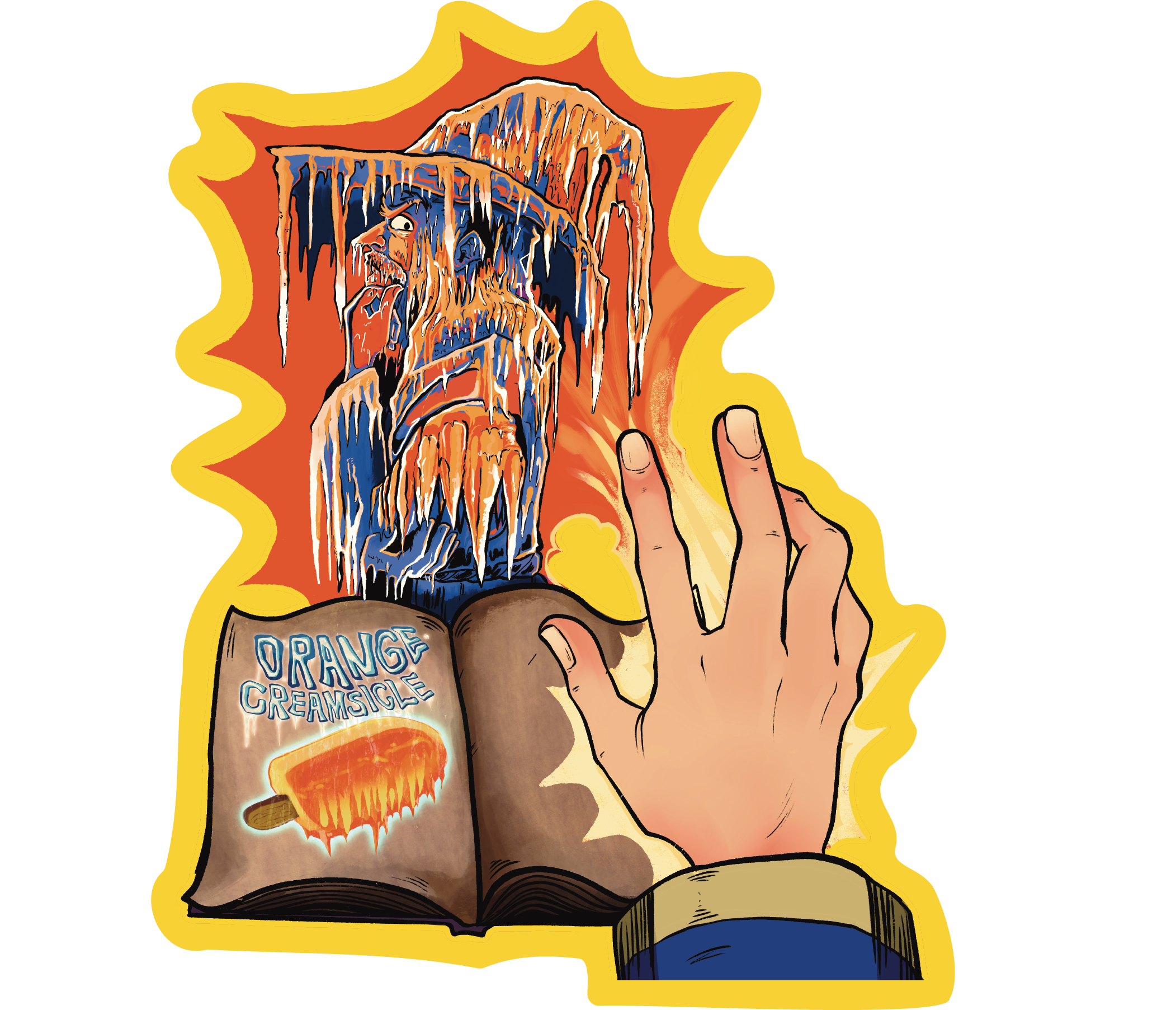 Frozen Wizard Sticker