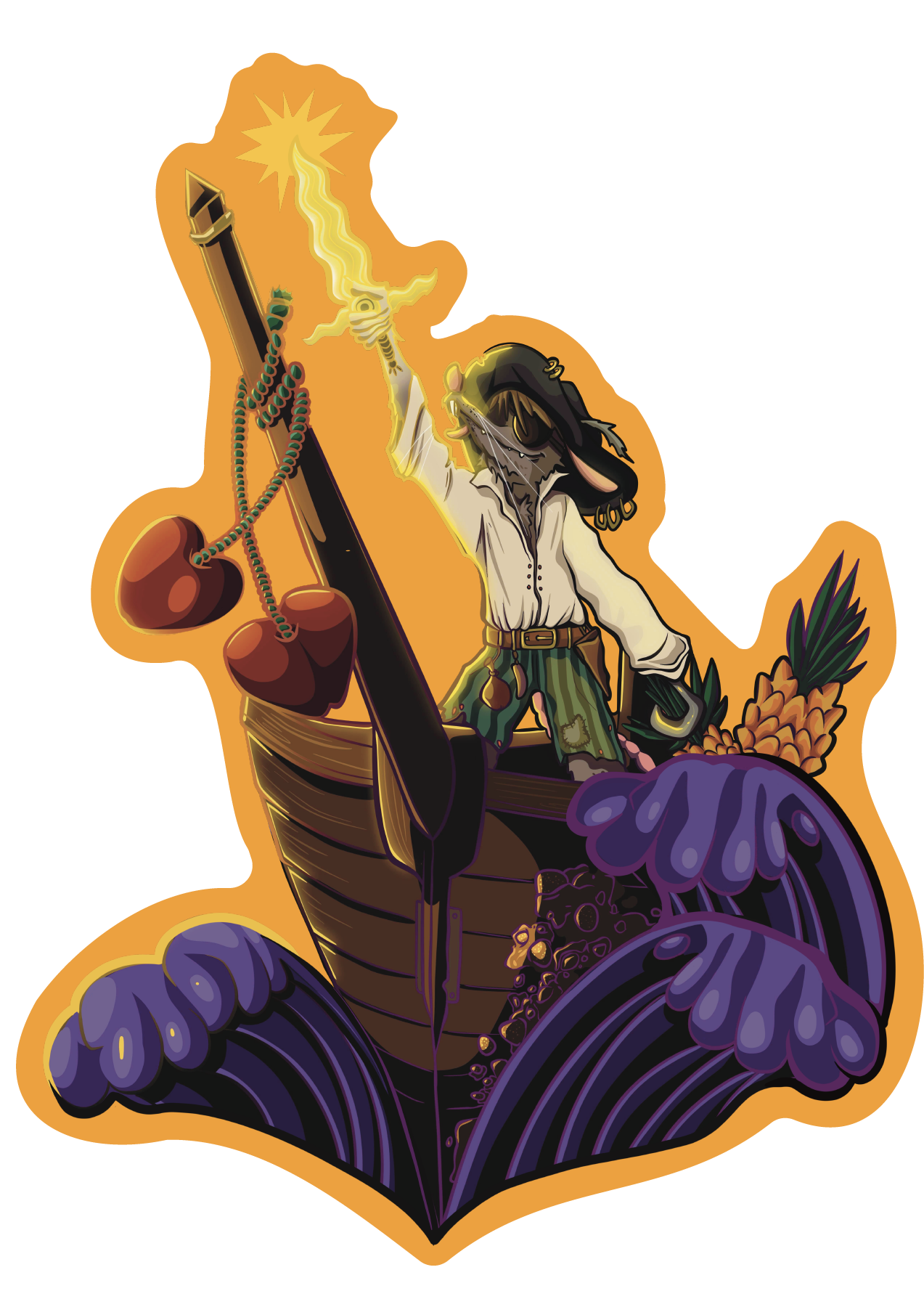 Sundagger Ship Sticker