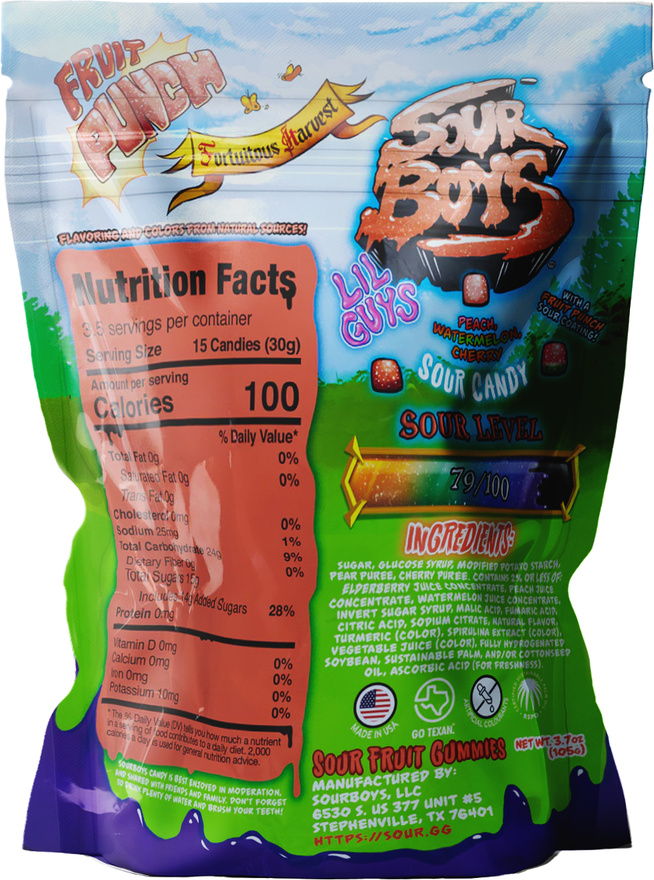 Fortuitous Harvest Sour Gummies