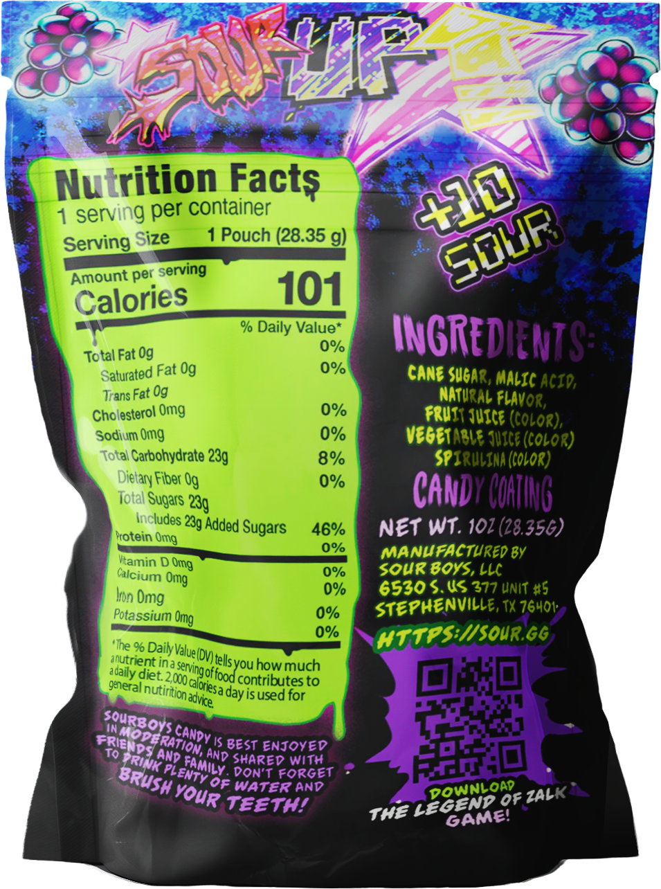 Gnarly Grape SourUp! Sour Powder