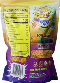 Grape Kiwi Lemon Sour Gummies