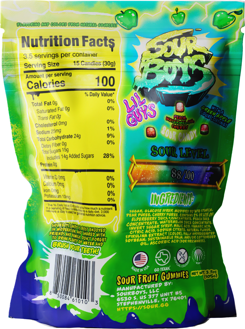Green Apple Sour Gummies