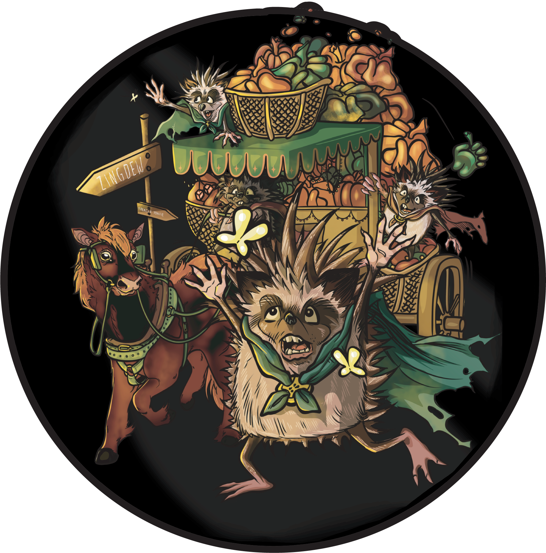 Zingdew Cart Sticker