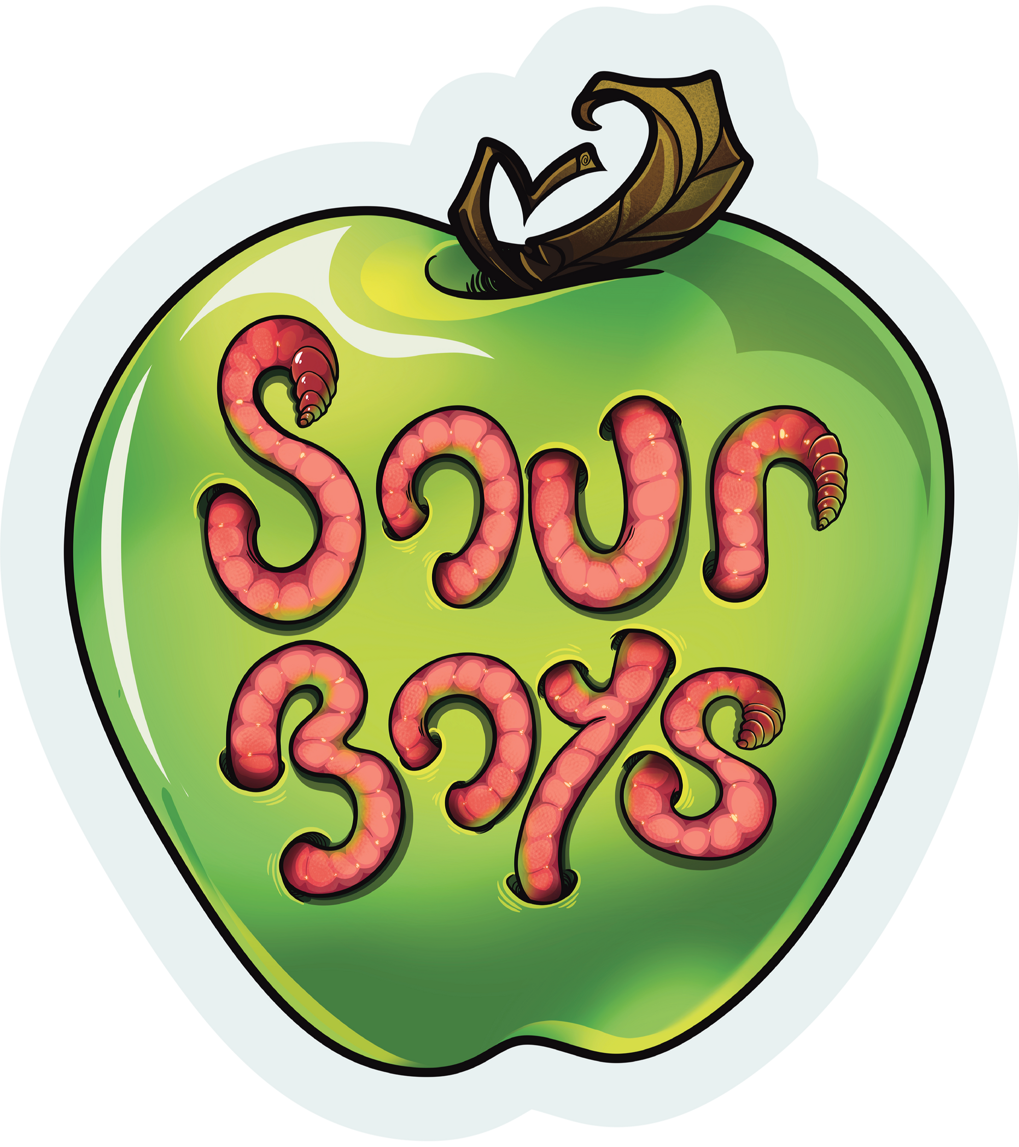 Apple SourBoys Sticker
