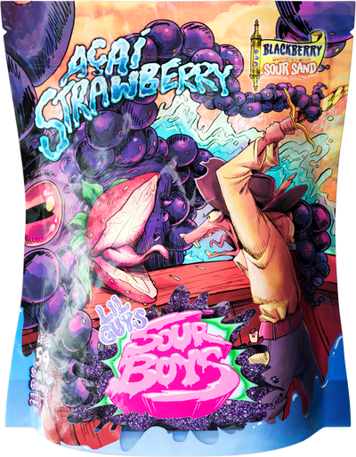 Acai Strawberry Sour Gummies