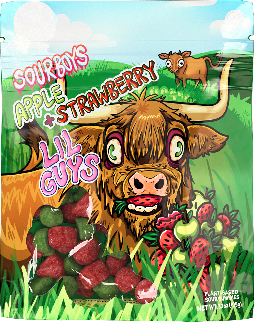 Apple Strawberry Sour Gummies