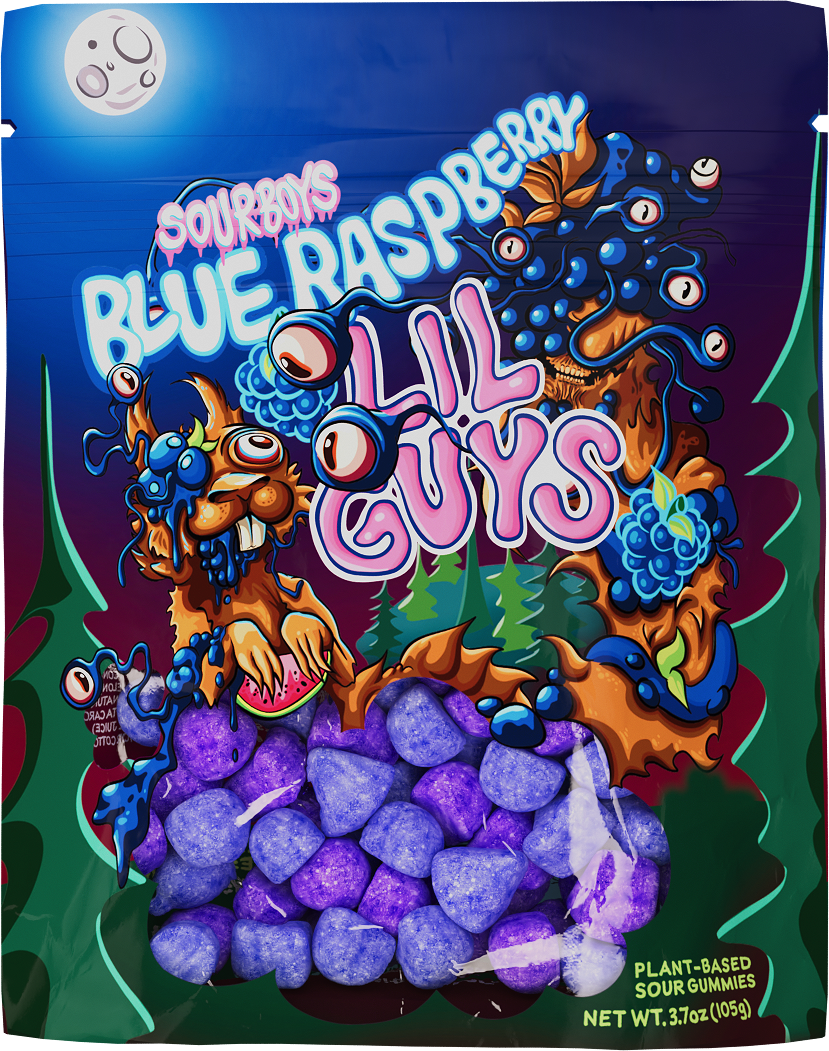Blue Raspberry Sour Gummies