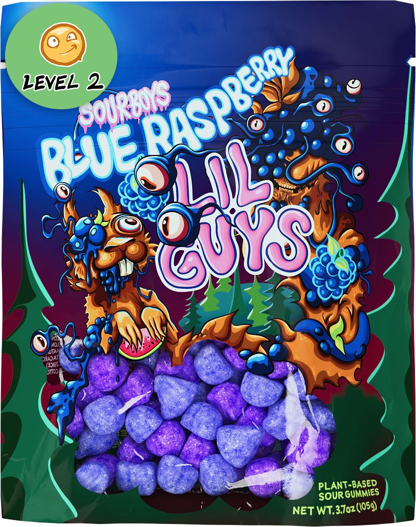 Blue Raspberry Sour Gummies