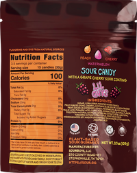 Grape Cherry InsomniSnacks Sour Gummies