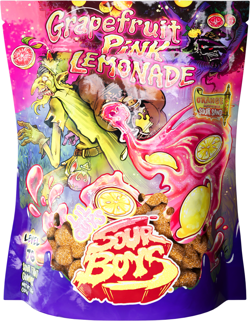 Pink Lemonade Grapefruit Sour Gummies