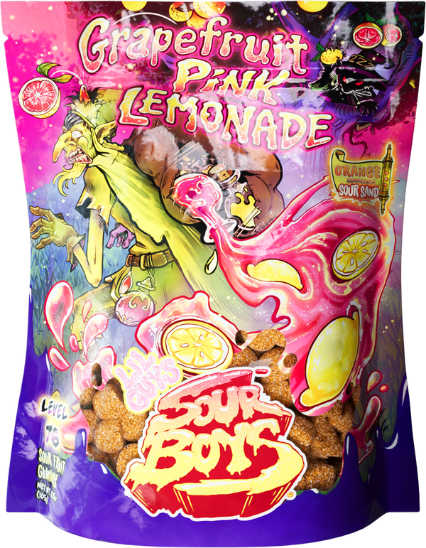 Pink Lemonade Grapefruit Sour Gummies