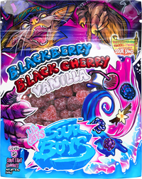 BlackBerry, Black Cherry, Vanilla Sour Gummies