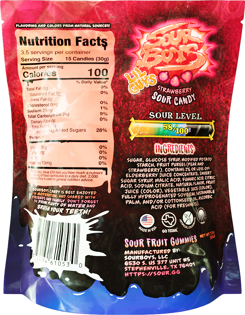 Black Cherry Cola Sour Gummies