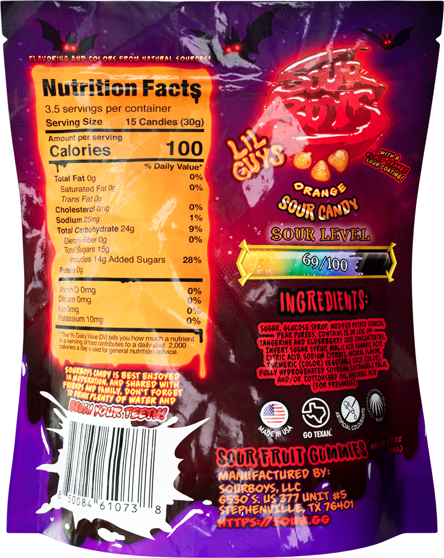 Blood Orange Sour Gummies