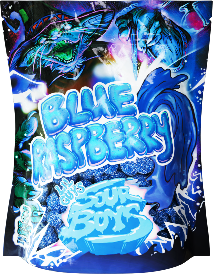 Blue Raspberry Sour Gummies – SourBoys