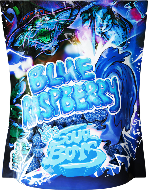 Blue Raspberry Sour Gummies