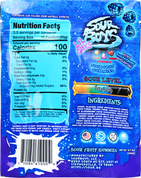 Blue Raspberry Sour Gummies