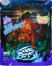 Blue Raspberry Sour Gummies