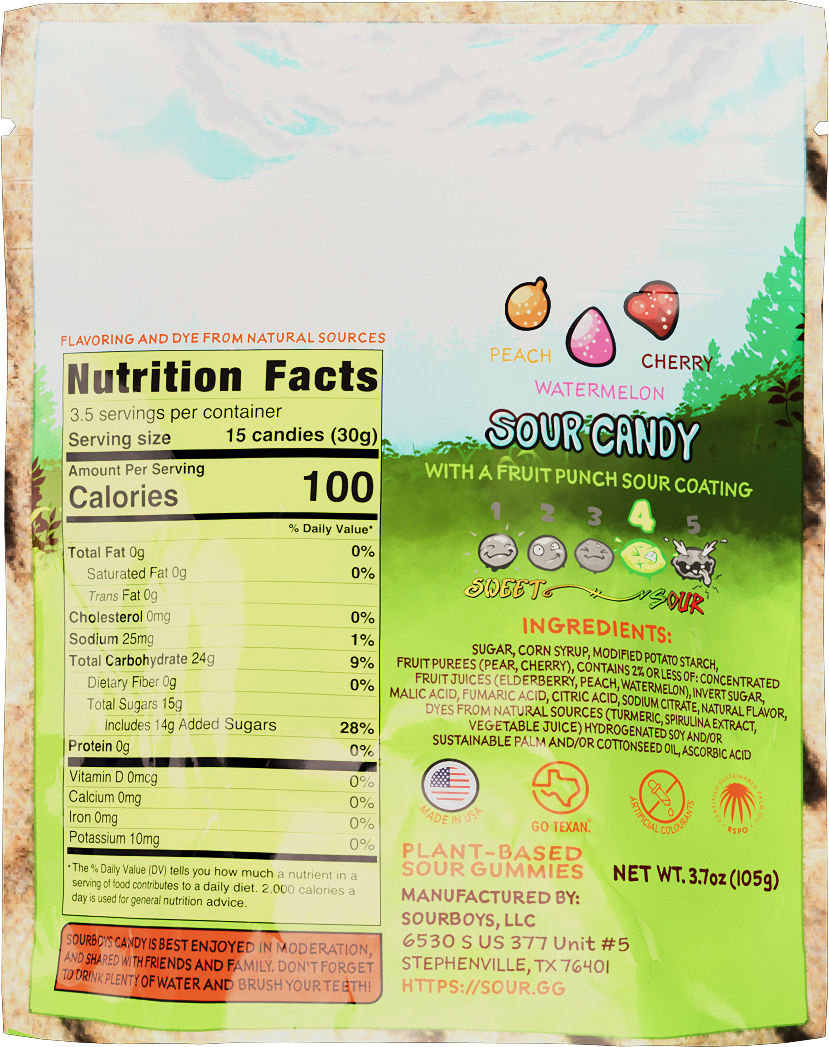 Fortuitous Harvest Sour Gummies