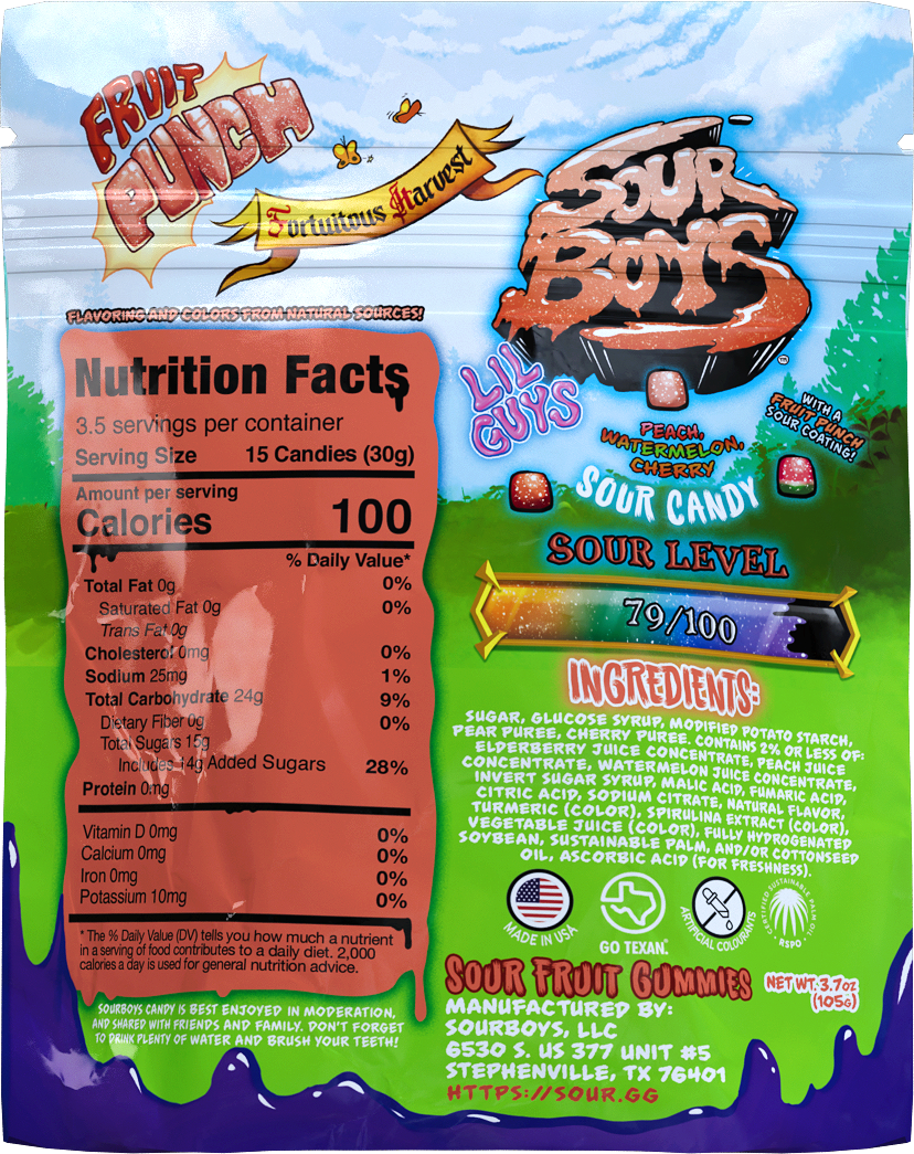 Fortuitous Harvest Sour Gummies