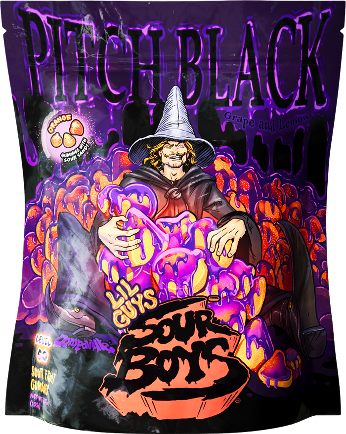 Pitch Black Sour Gummies