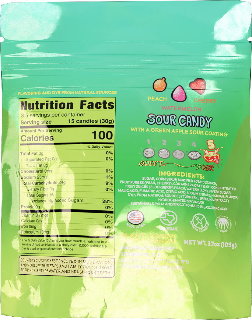 Green Apple Sour Gummies