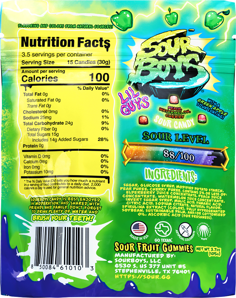 Green Apple Sour Gummies