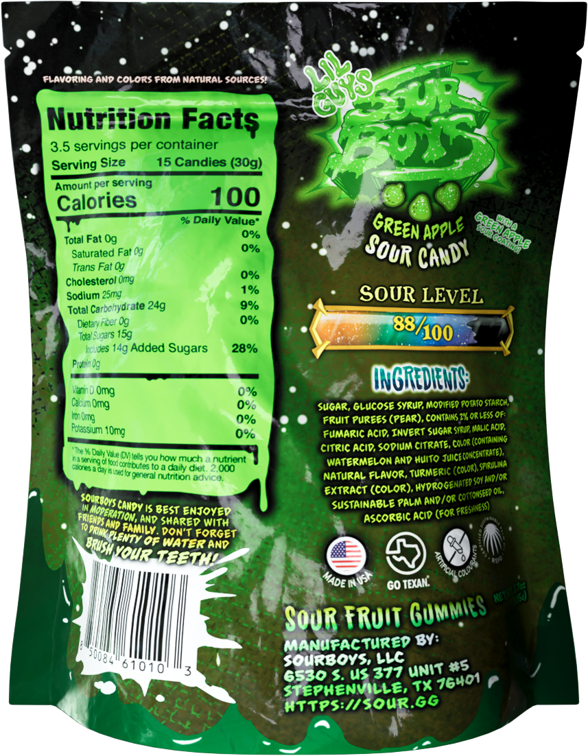 Green Apple Sour Gummies