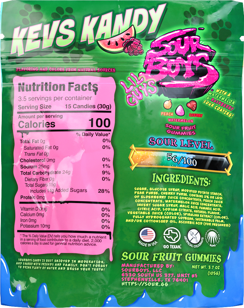 Kevs Kandy Sour Gummies