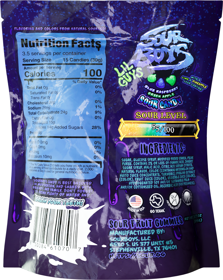 Blue Blast Sour Gummies