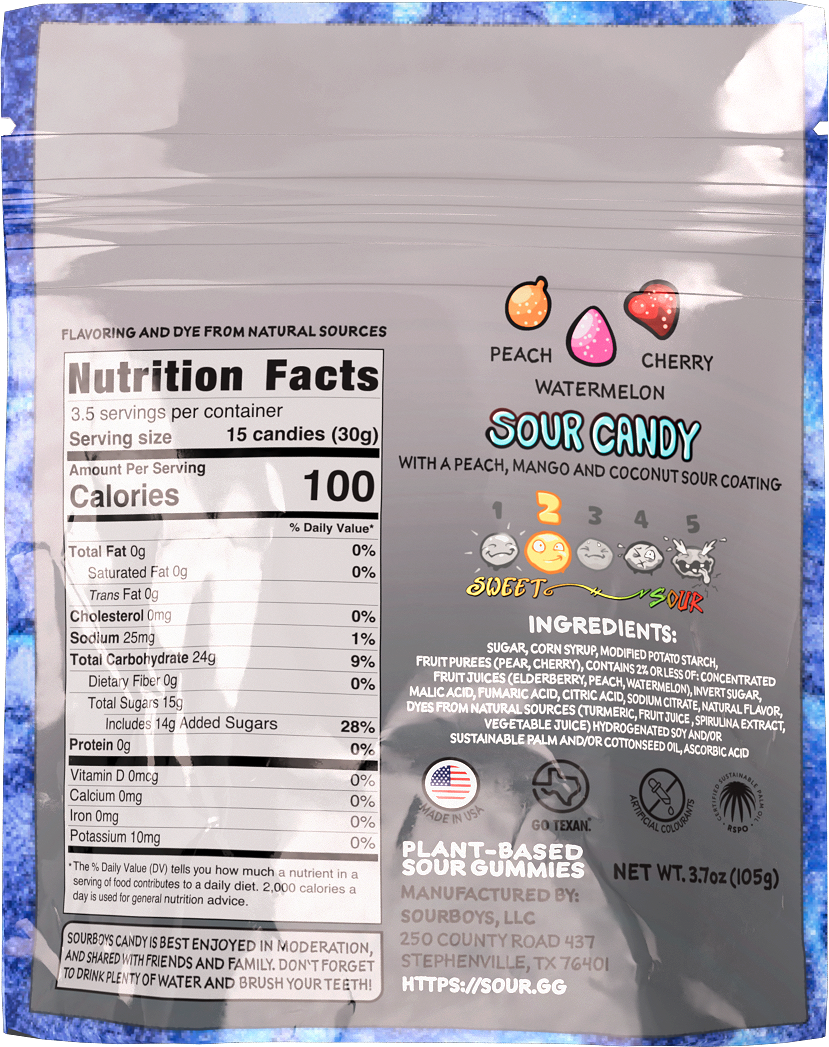 NPC Stare Sour Gummies