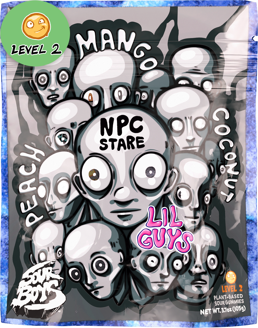 NPC Stare Sour Gummies
