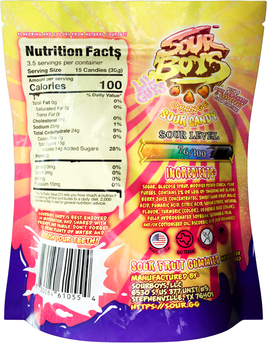Pink Lemonade Grapefruit Sour Gummies