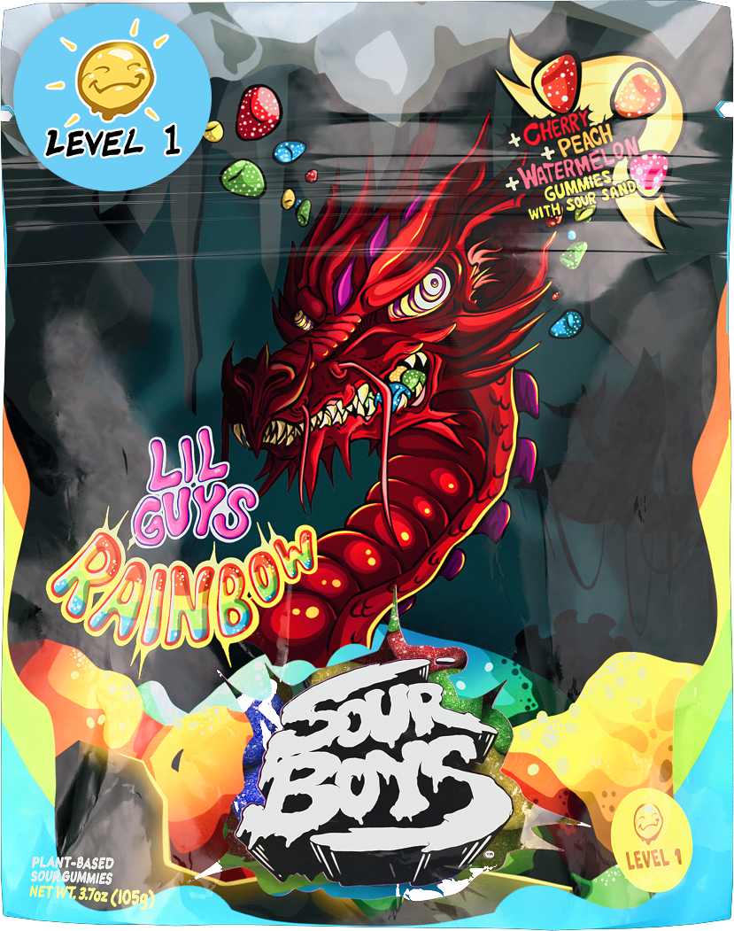 Rainbow Sour Gummies