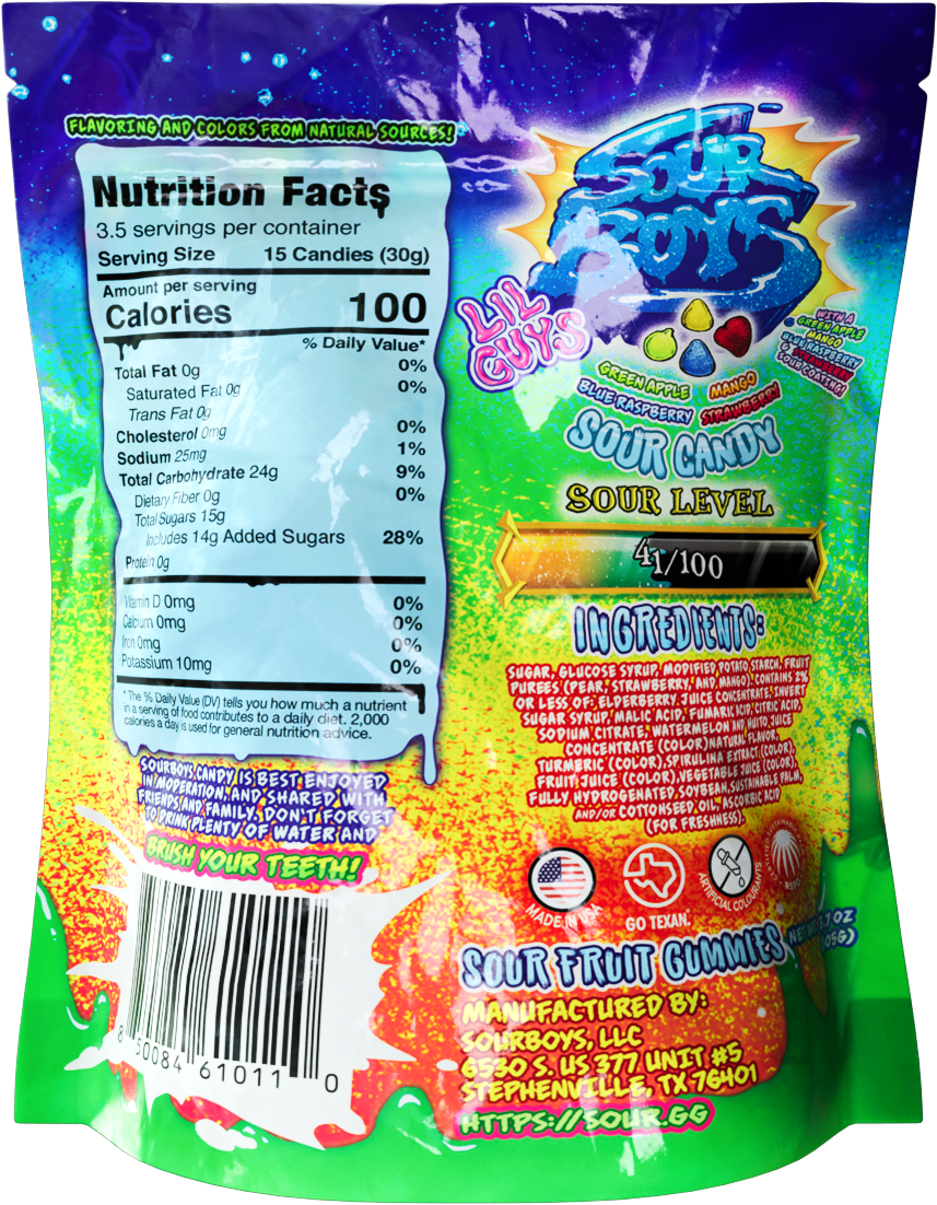 Rainbow Sour Gummies