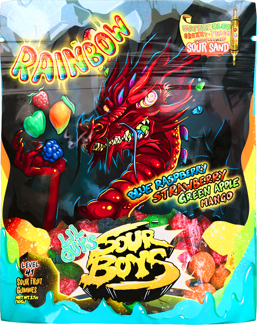 Rainbow Sour Gummies