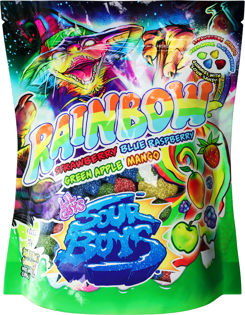 Rainbow Sour Gummies