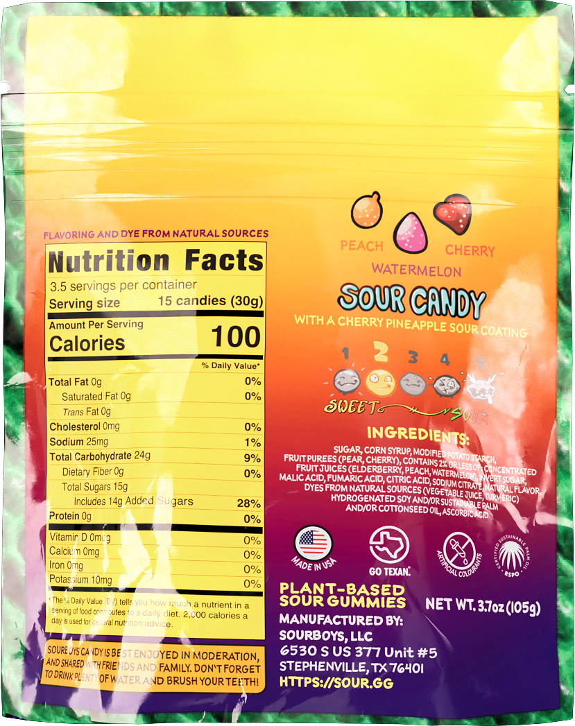 SunDagger Sour Gummies