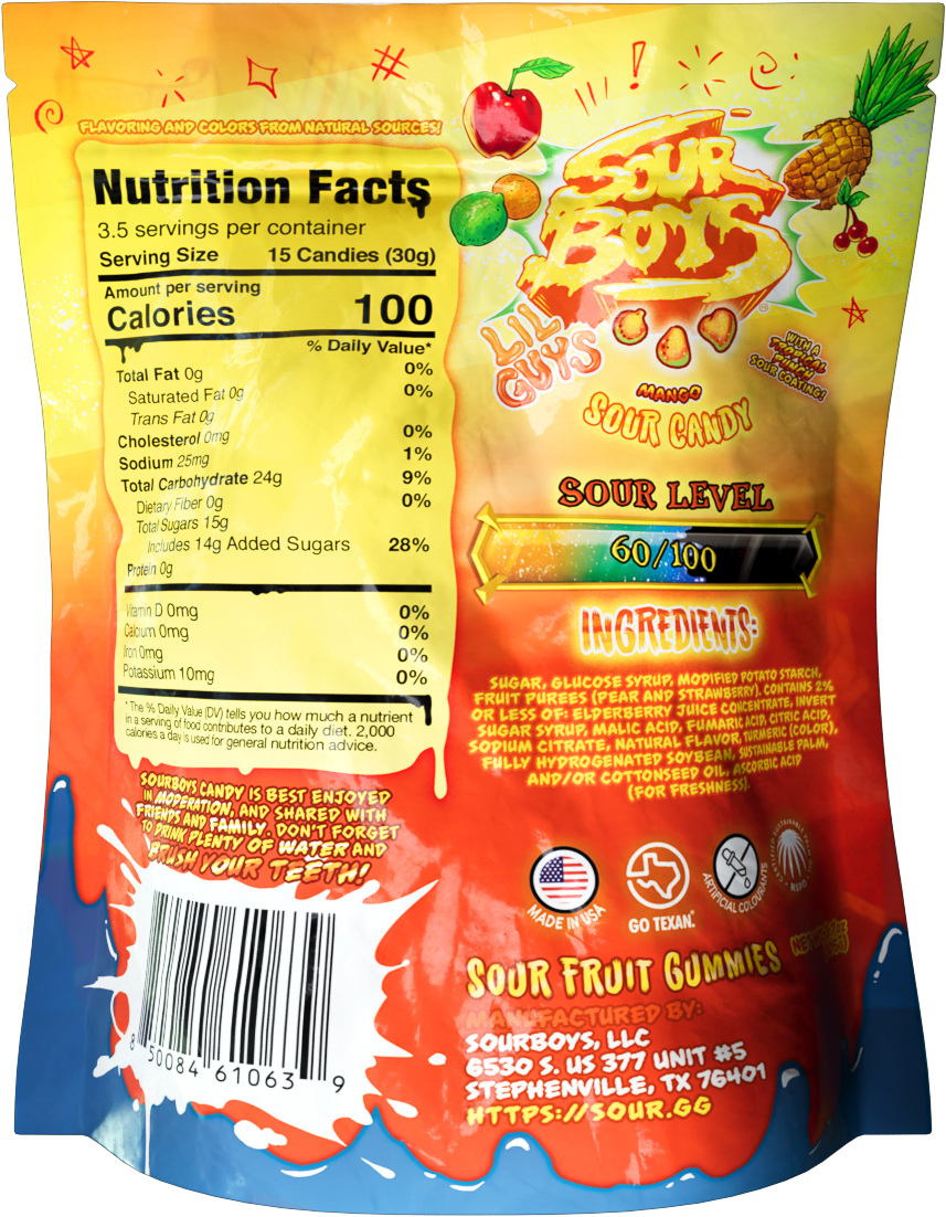 Tropical Punch Sour Gummies